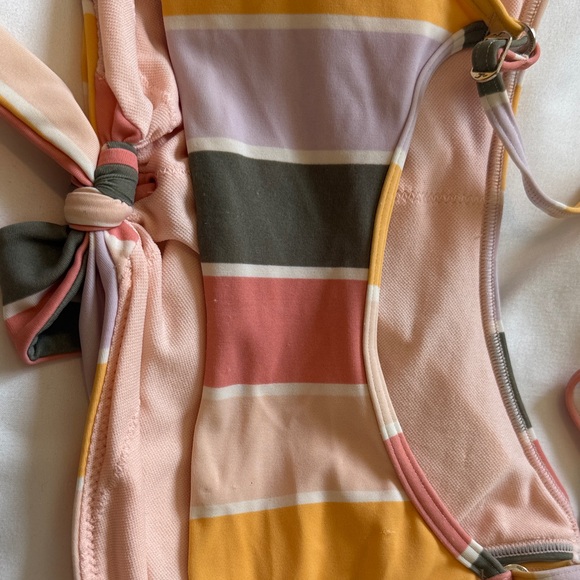Hollister Striped Multicolor Bathing Suit Top - Picture 6 of 7